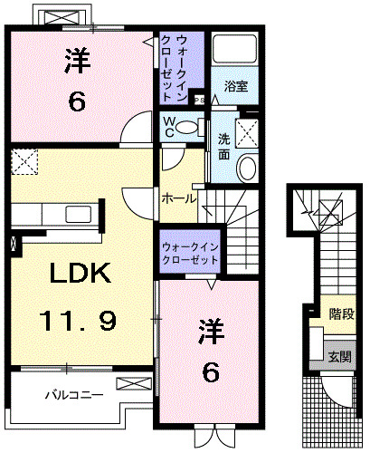 フラットエイトの間取り