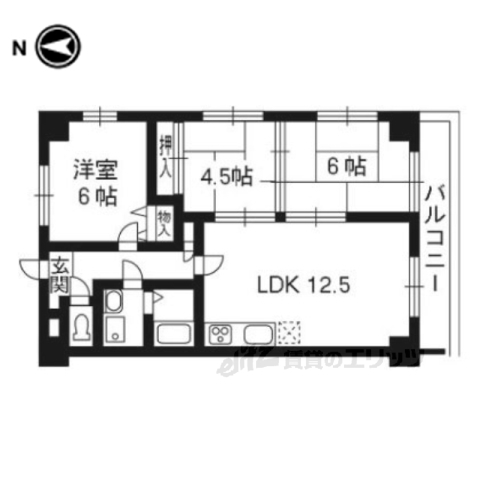 ＵＲＥＳＩＤＥＮＣＥ修学院の間取り