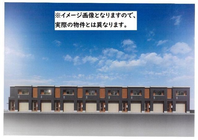 【（仮称）幕張町２丁目新築ガレージハウスの建物外観】