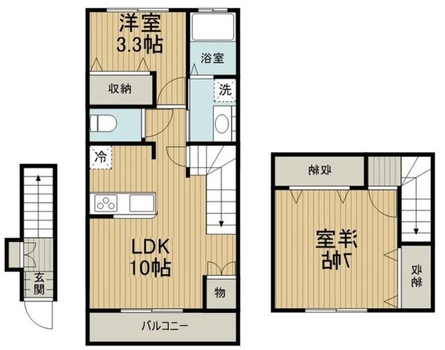 エスト野口町の間取り