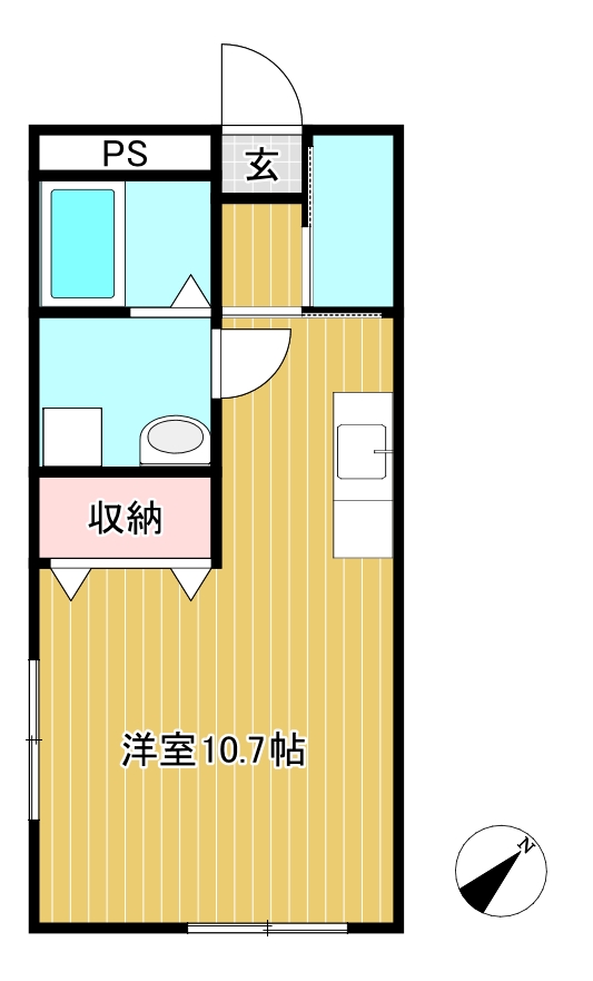 コーポMAの間取り