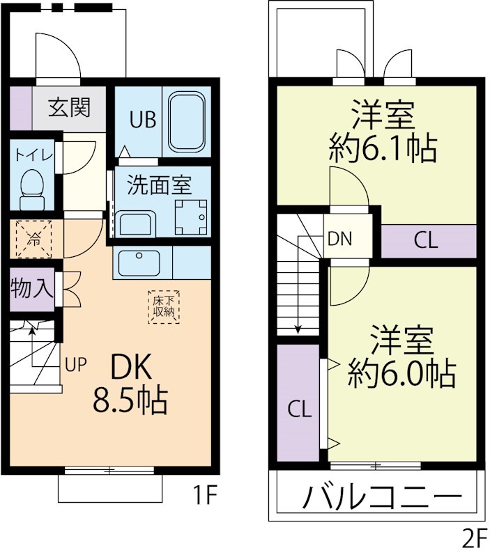 【オルタナシア　　Aの間取り】