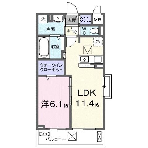 バンブーフォレスト　IIの間取り