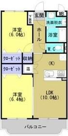 栃木市城内町のマンションの間取り