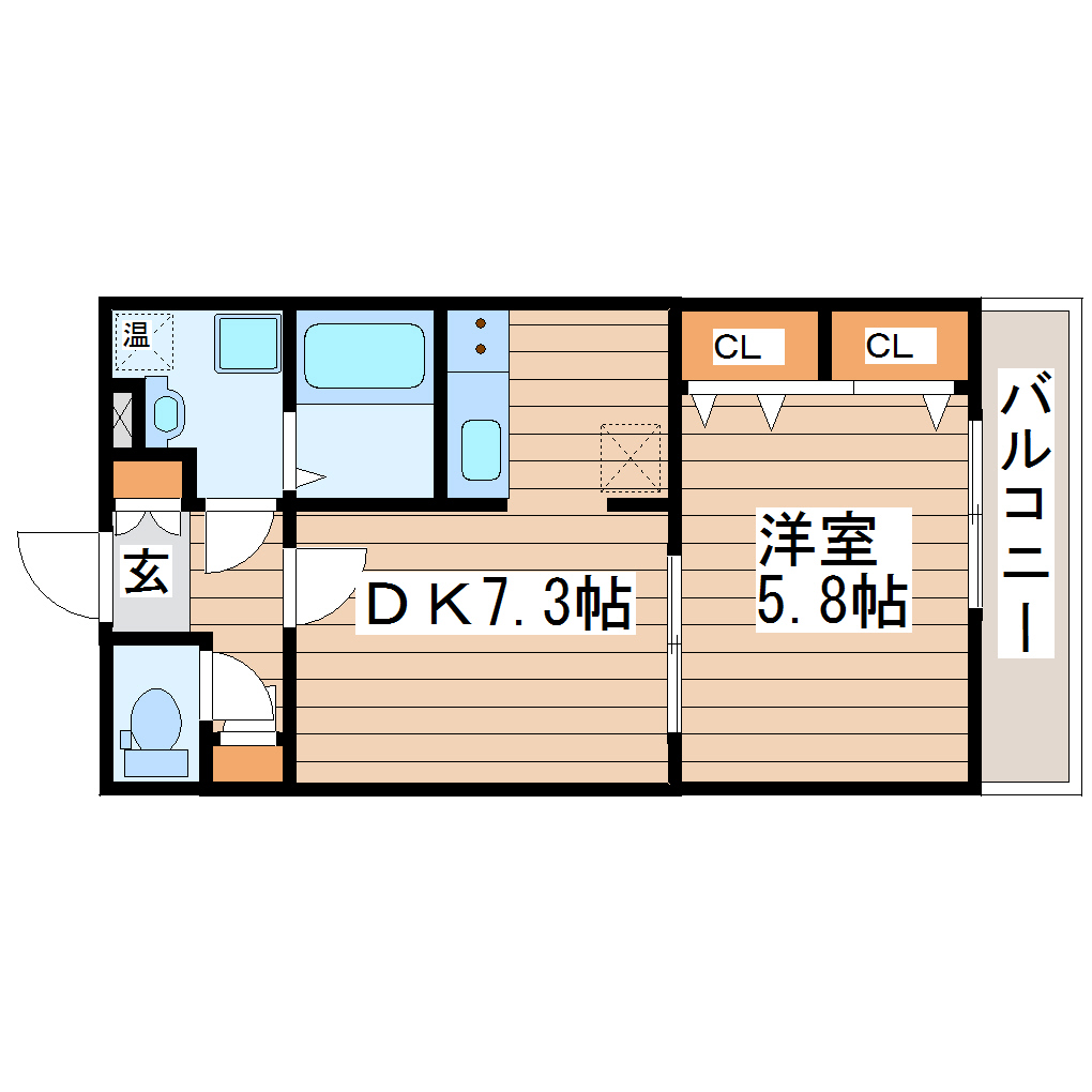 ソレアード小松島IIの間取り