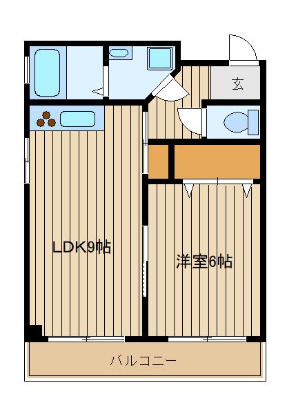 からたちハイツの間取り