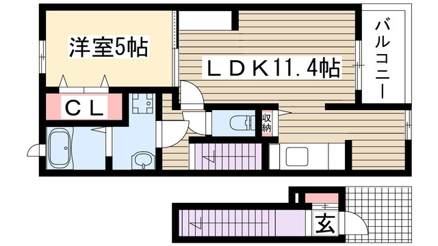 【ＲＥＡＬＥ（リアーレ）の間取り】