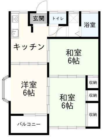 ヴィレッジ足門Iの間取り