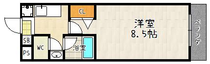 グロリアス深草の間取り