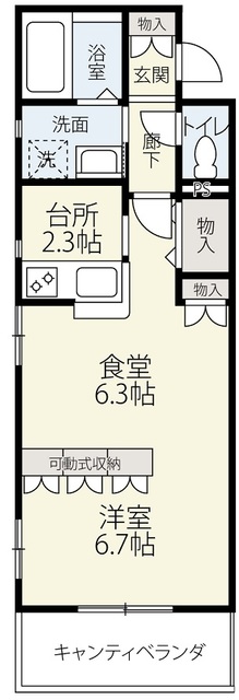 ローズマリナス由比ヶ浜の間取り