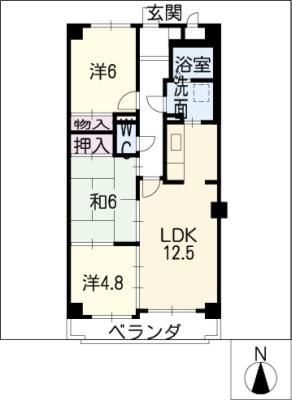 フォレスト・ヒルズ巽ヶ丘の間取り