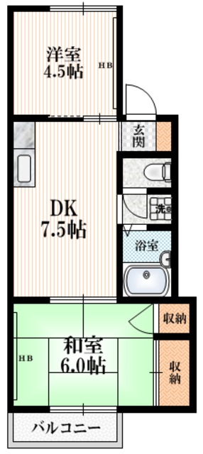 メゾンブランシュの間取り