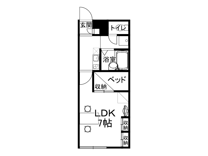 プランドール６．２の間取り