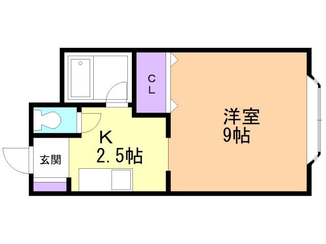 クレール港町の間取り