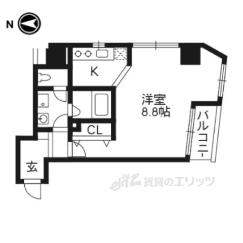 ウインドベル北大路の間取り