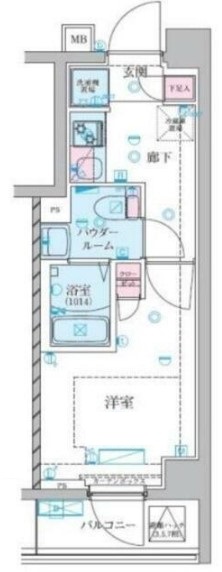 葛飾区堀切のマンションの間取り