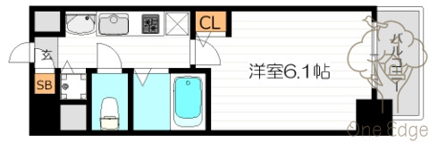 プレサンス天神橋ディオレの間取り