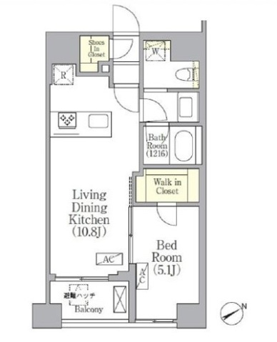 ＳＯＬＡＳＩＡ　ｒｅｓｉｄｅｎｃｅ　京橋の間取り