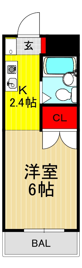 川口市領家のマンションの間取り