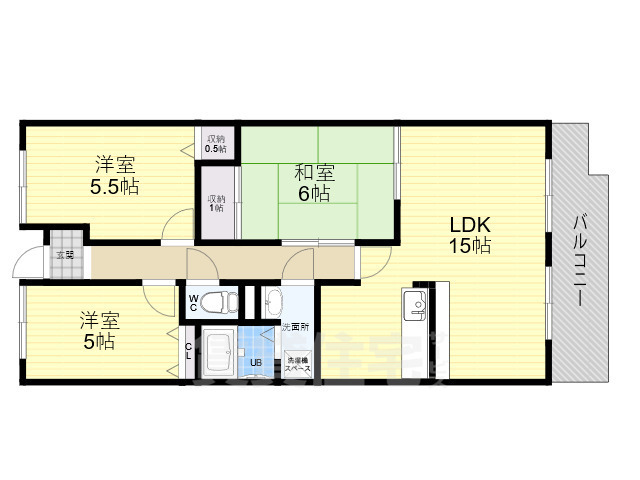 セレーノ花屋敷の間取り