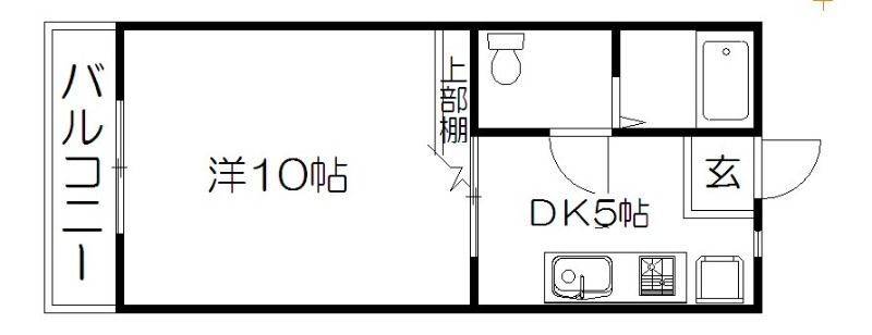 浜松市浜名区都田町のアパートの間取り