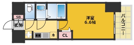 エステムコート名古屋グロースの間取り