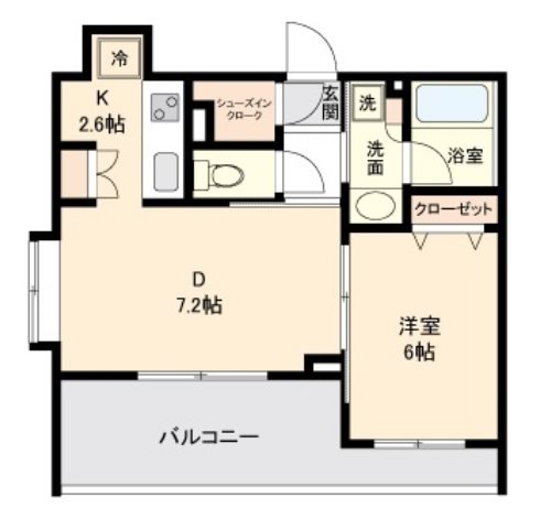 東京都杉並区梅里２（マンション）の賃貸物件の間取り