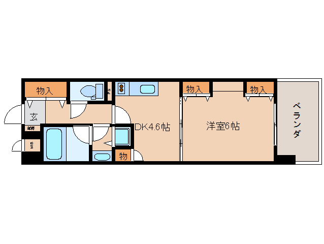 fortunaヤマダの間取り