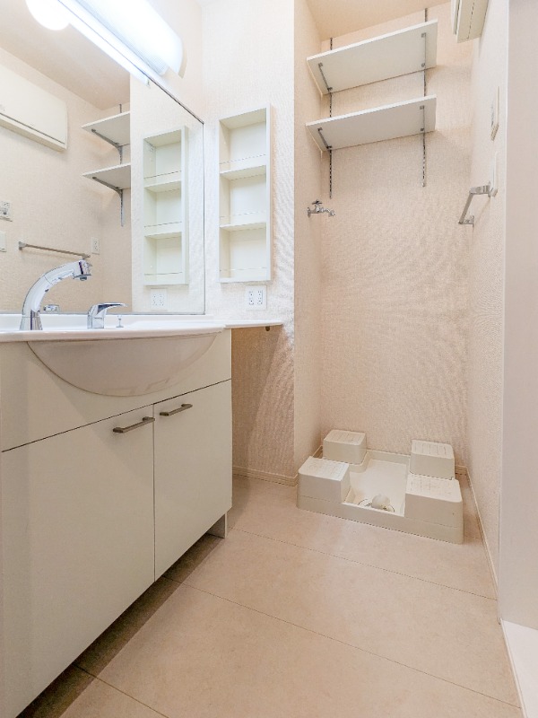 洗面設備　図面と現状に相違がある場合には現状を優先