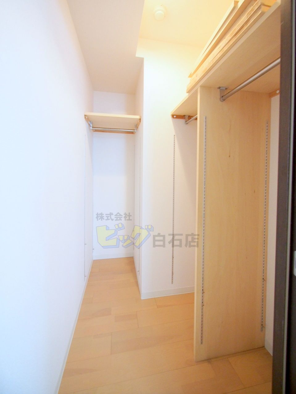 収納　広々ウォークインクローゼット完備しています♪