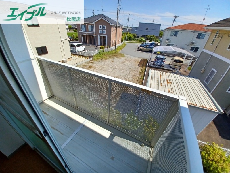 バルコニー　別部屋反転参考写真です。