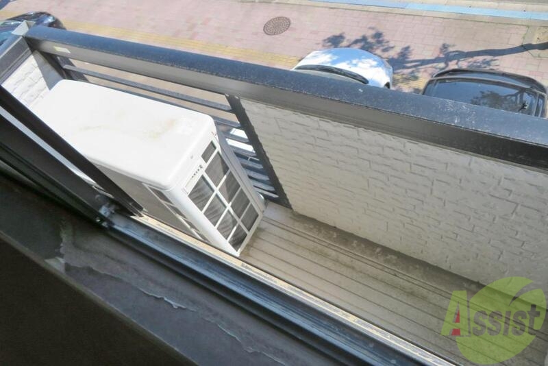 バルコニー　南向きなので日当りも良く洗濯物が乾きます