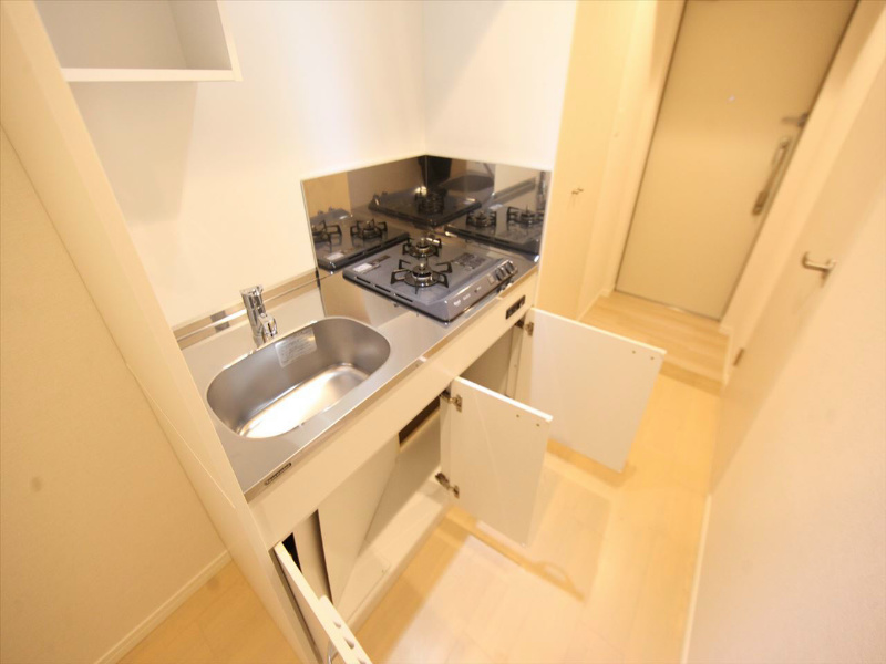 キッチン　システムキッチン（ガス2口コンロ付）