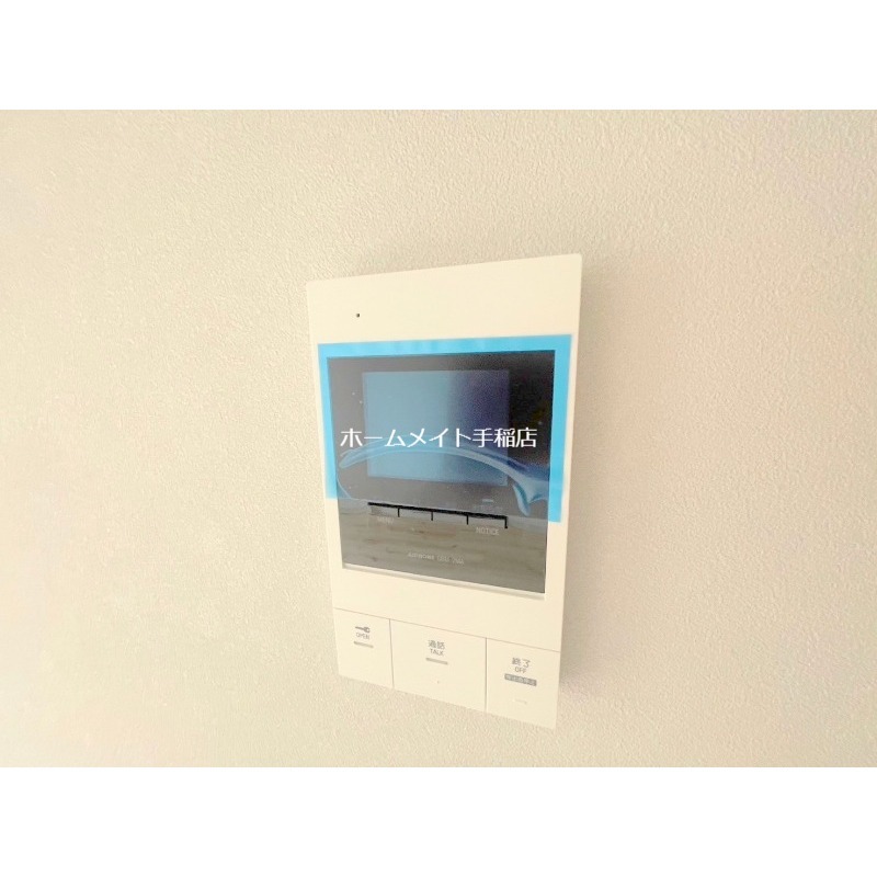 セキュリティ　モニター付きインターホンで安心です♪