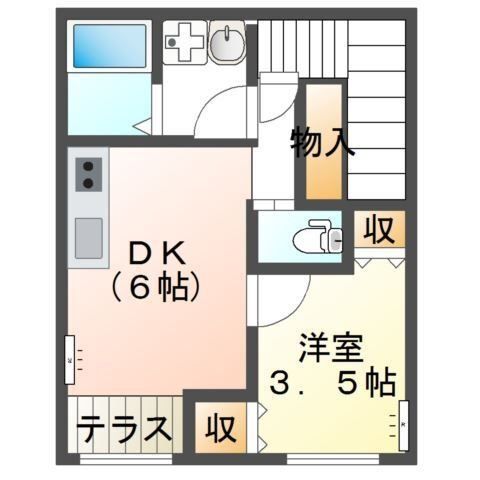 Casa クオーレの間取り写真