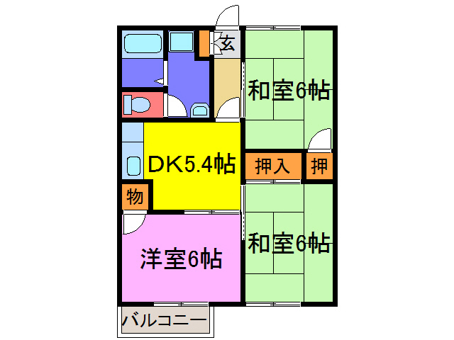 宍粟市 2階建 築29年の間取り写真