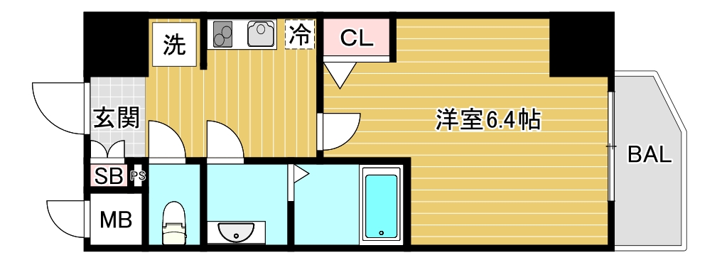 エスリード京橋WESTの間取り写真