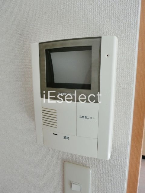セキュリティ　防犯ＴＶモニター付きのドアホン。
