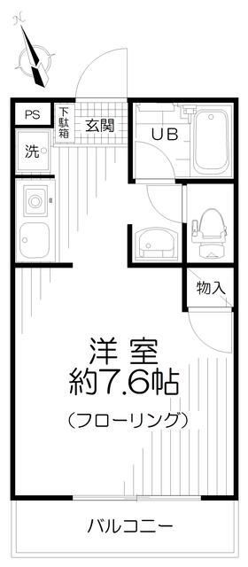 ポプラ倶楽部501の間取り写真