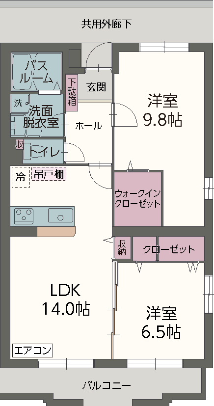 【パラッツォの間取り】