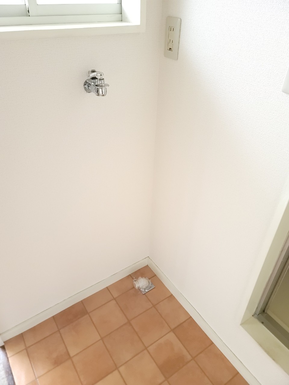 洗面設備　室内洗濯機置き場