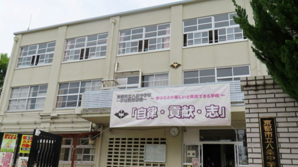 中学校　京都市立八条中学校（中学校）まで1350m