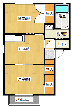 フィオーレ・なるかわの間取り