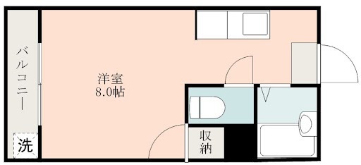 鹿児島市鴨池のマンションの間取り