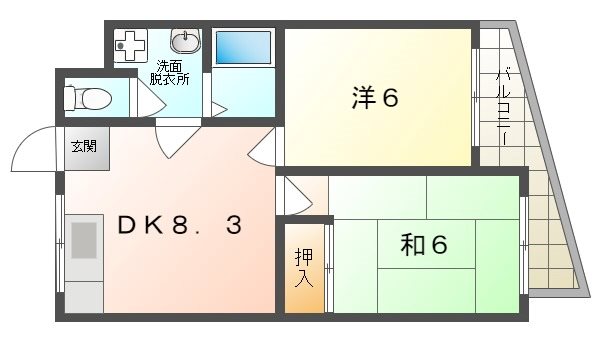 グレイス香里の間取り