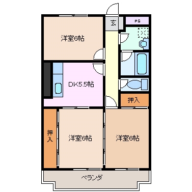 メルツ別名の間取り