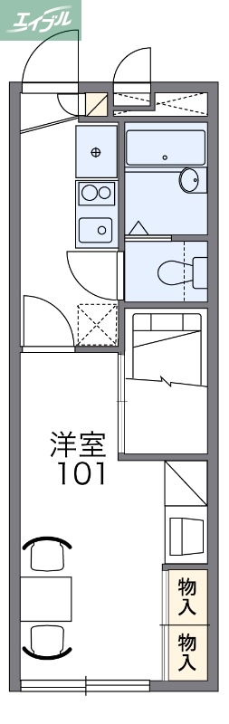 レオパレス光ヒルズの間取り