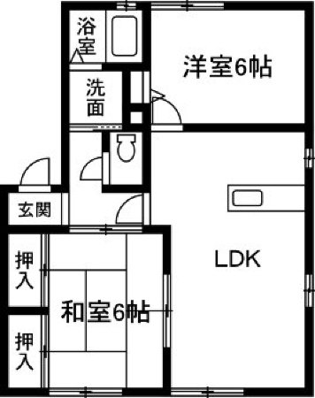 コスモ　Cの間取り