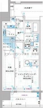 板橋区中板橋のマンションの間取り