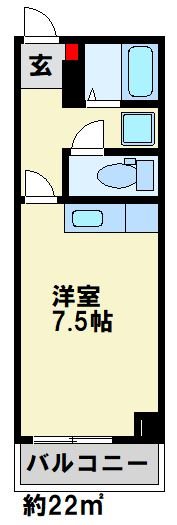 キャッツ八幡の間取り